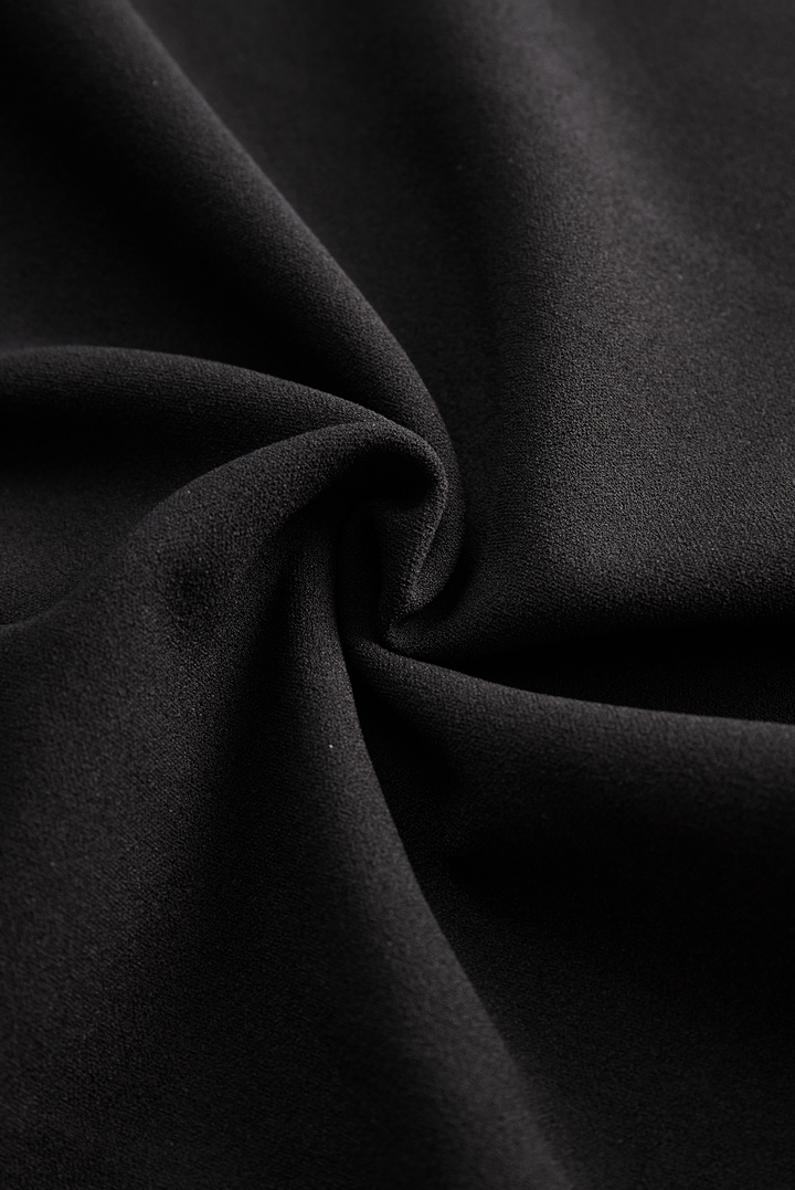 Camille™ | Black Belted Sheath Dress