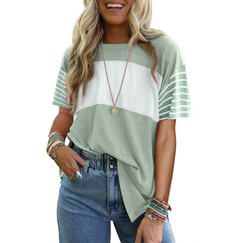 LENIX™ | Everyday Breathable Stripe Crewneck