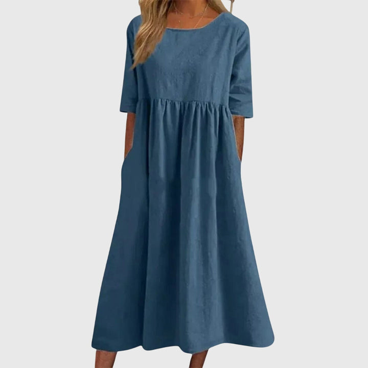 Bethany - Elegant Short-Sleeved Dress